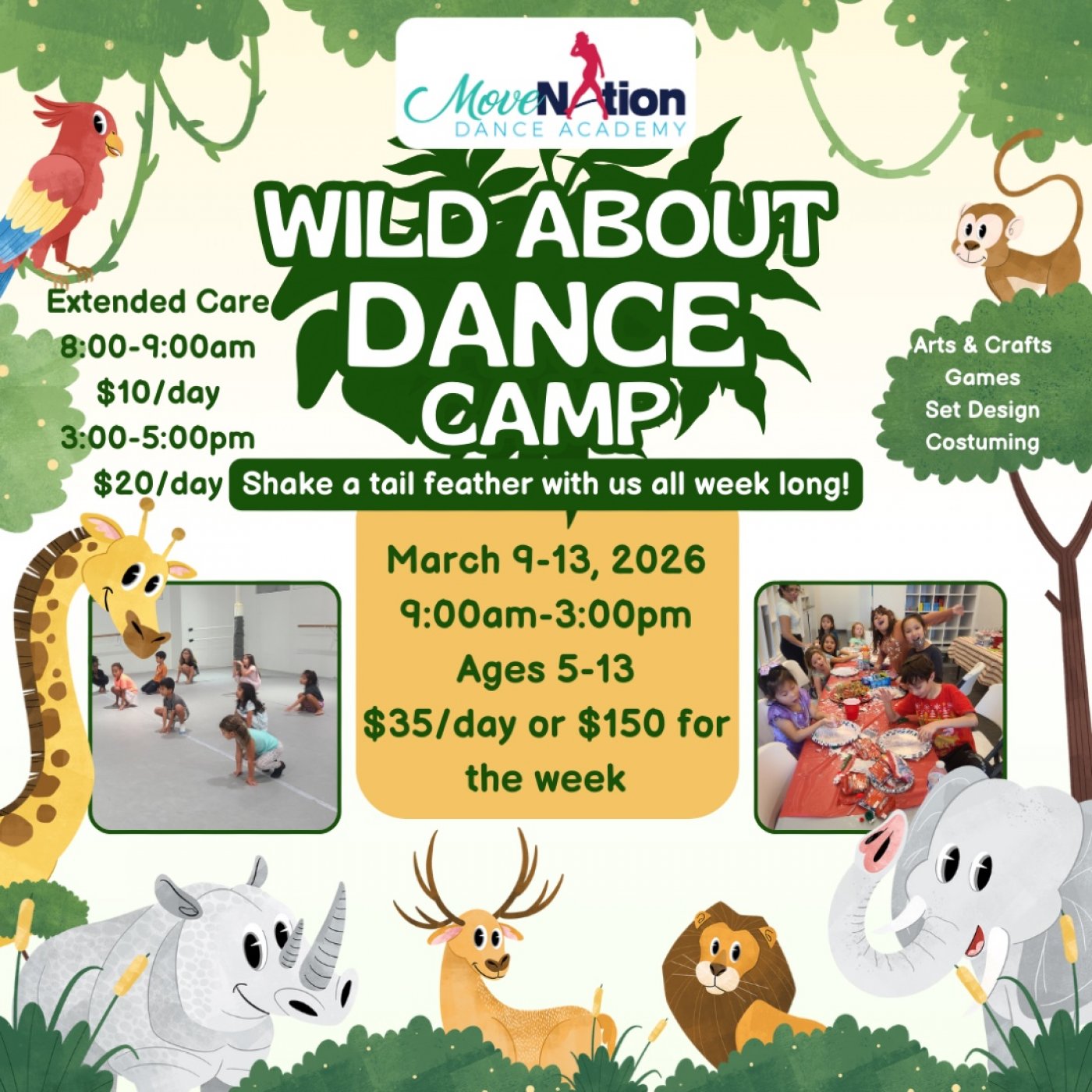 Wild About Dance Spring Break Camp
