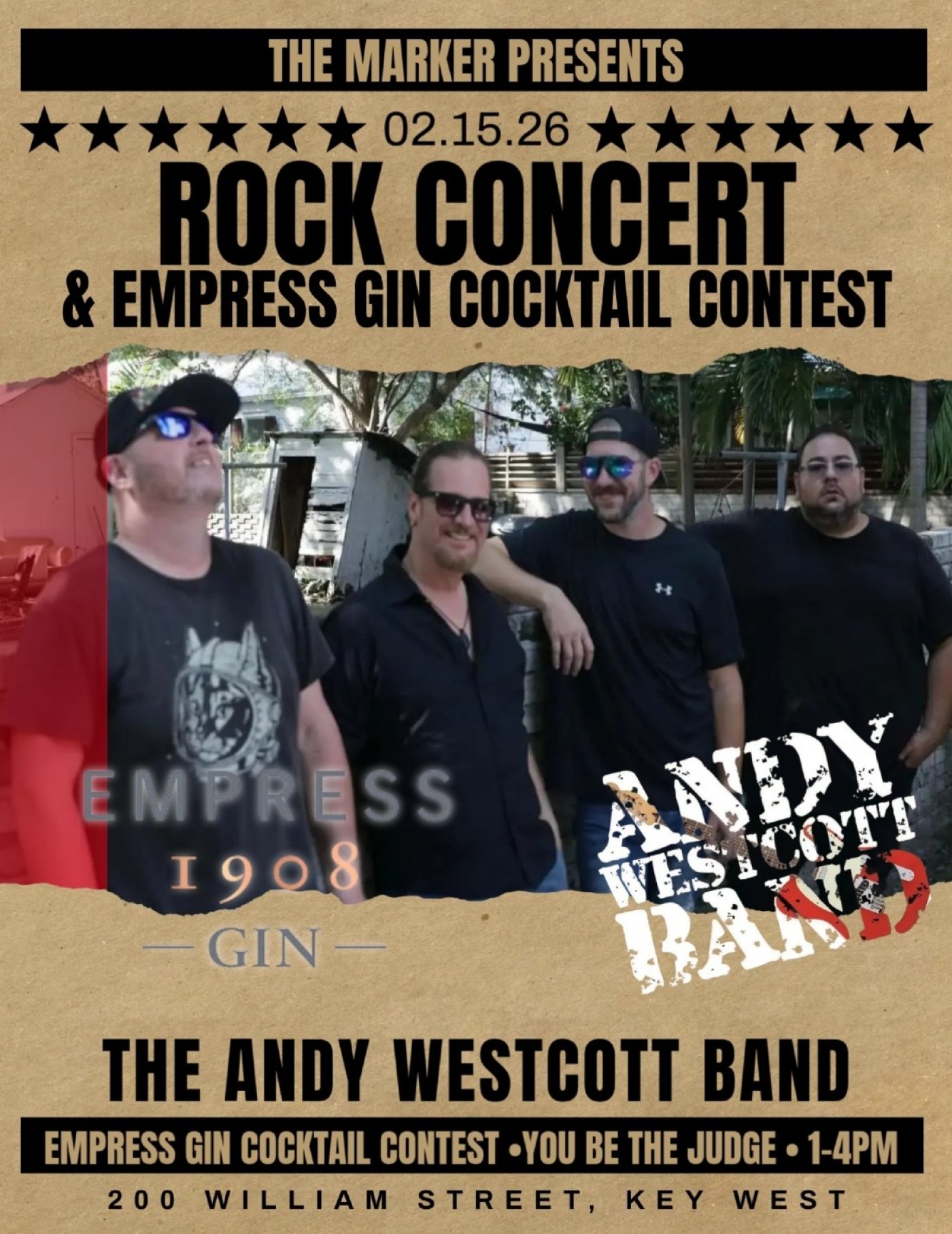 Empress Gin Cocktail Contest with Andy Westcott Band LIVE, The Marker ...