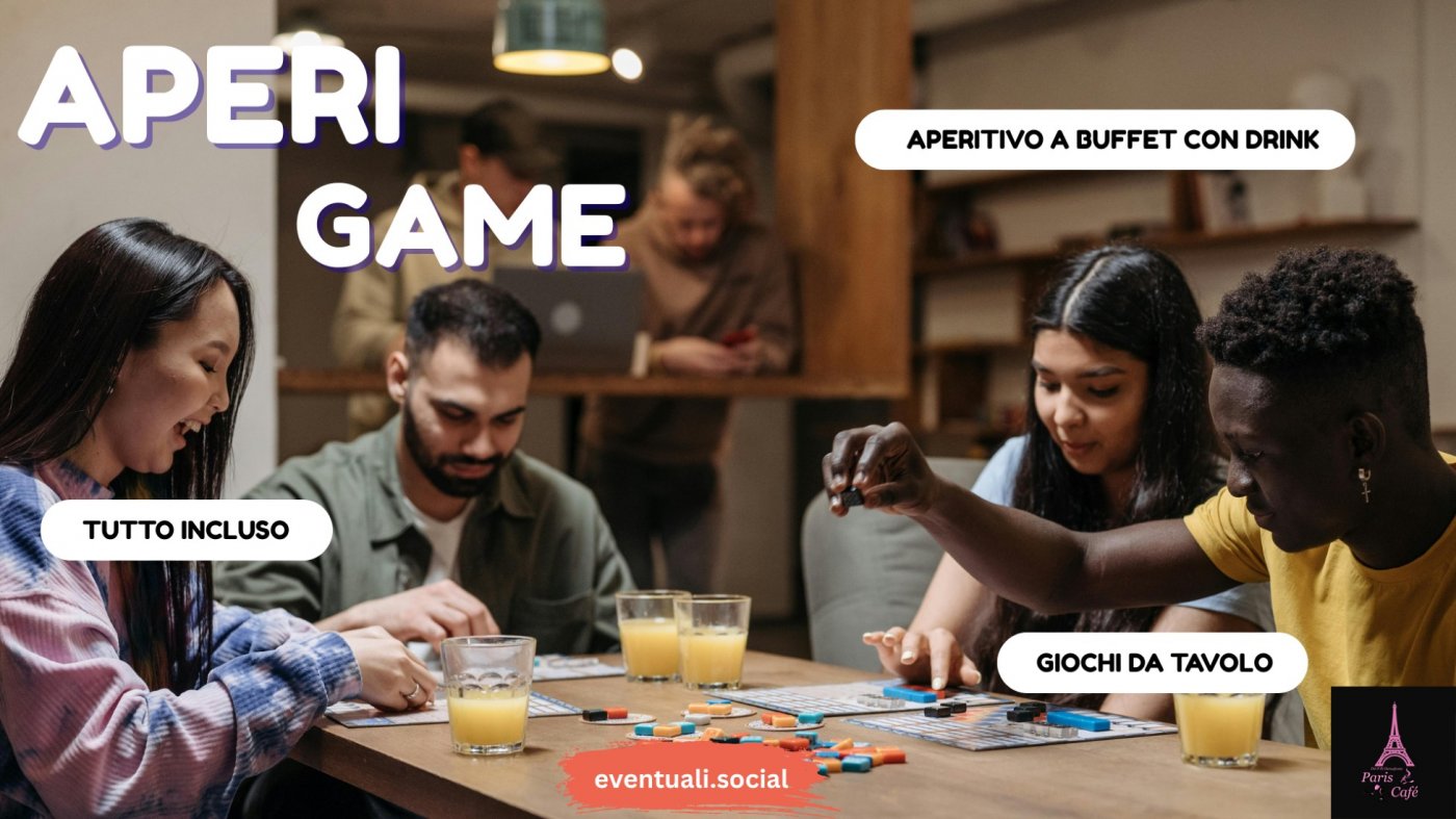 APERIGAME - Aperitivo Con Giochi Da Tavolo