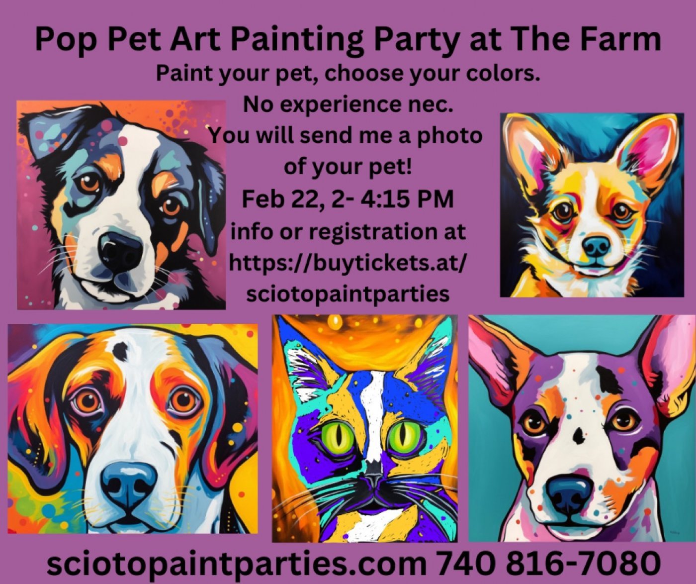 Paint Your Pet At The Art Studio At The Farm