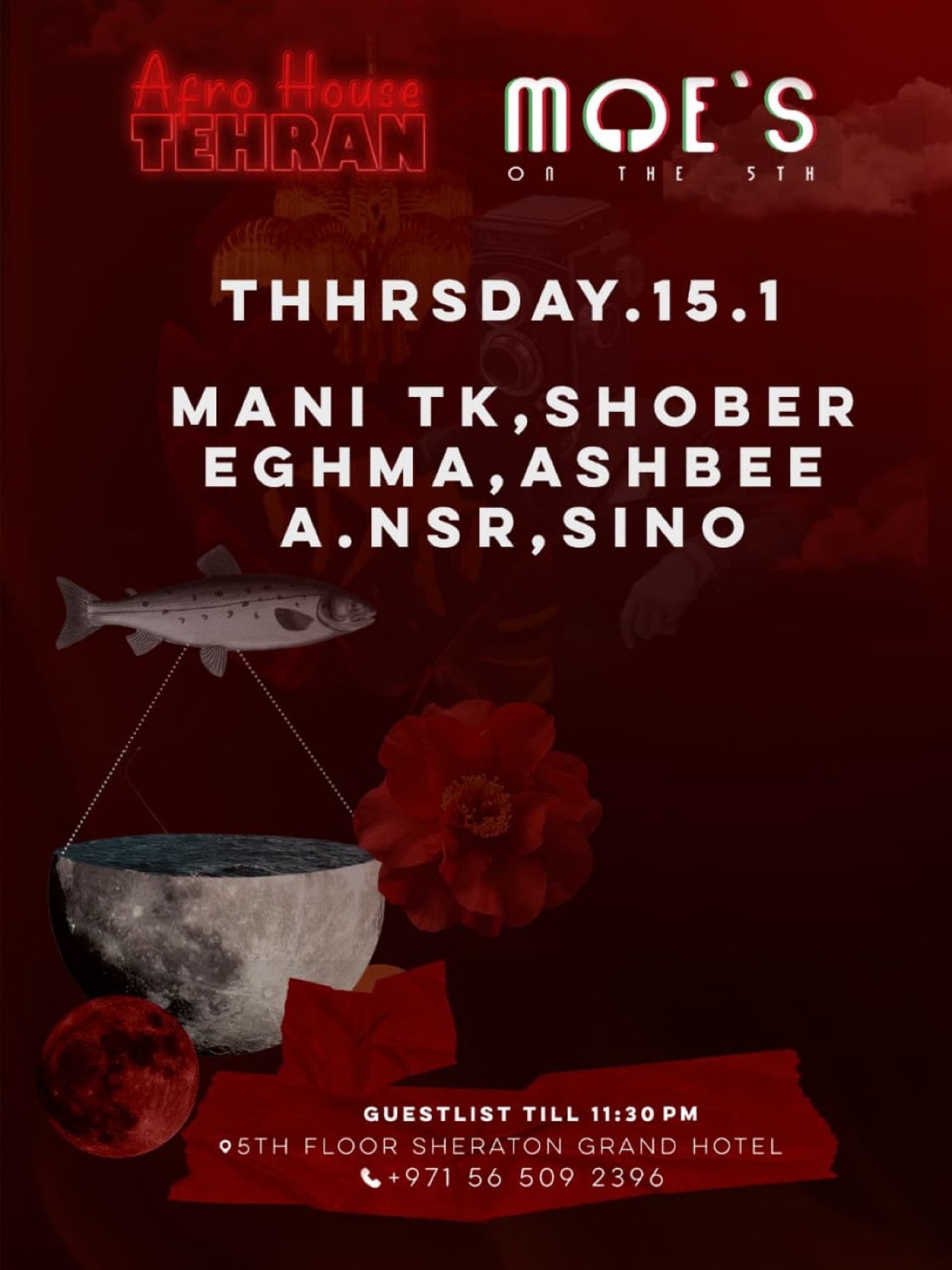 Thursday Night @Moes, Moe's on the 5th, Dubai, 22 January to 23 January ...
