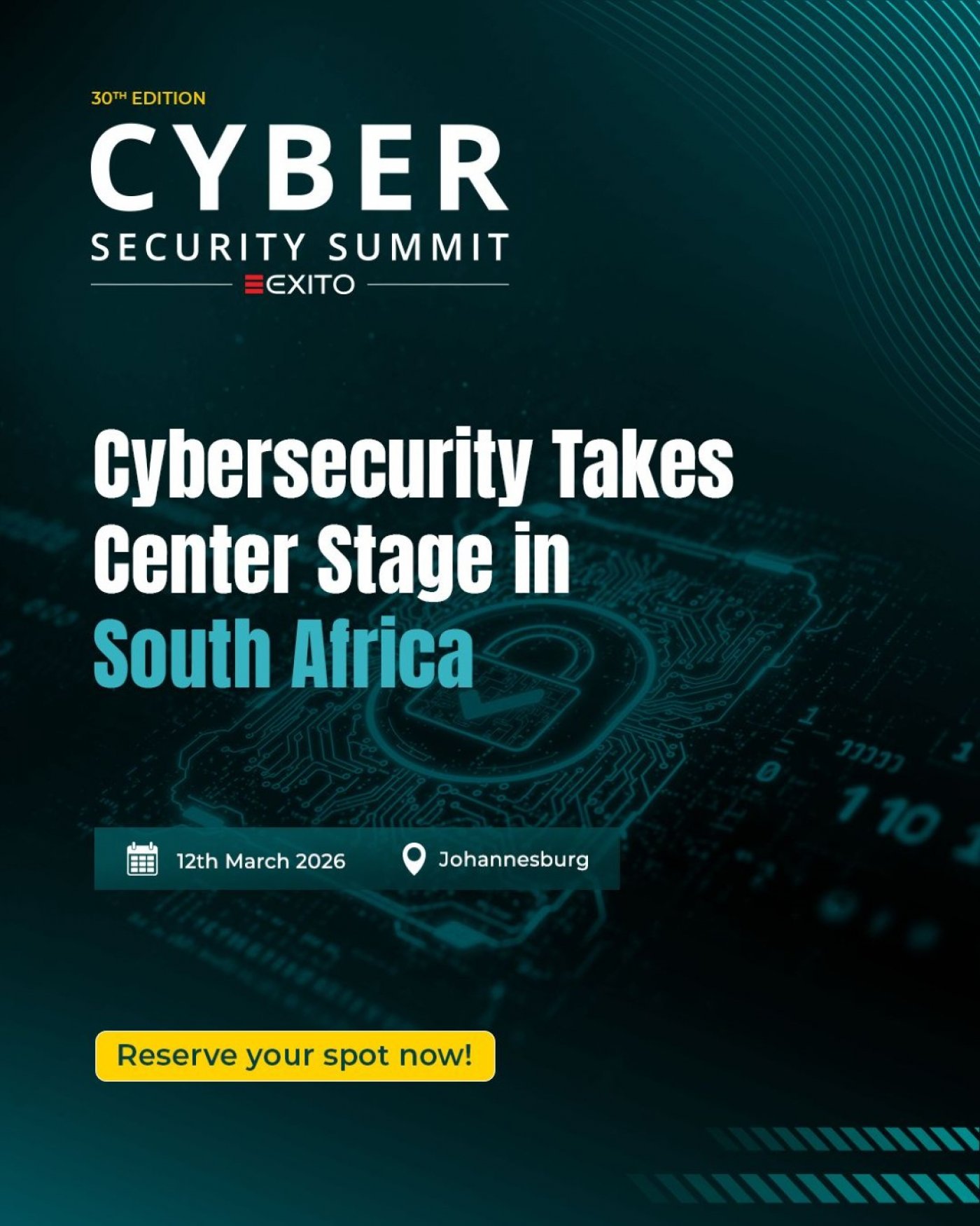 Cyber Security Summit South Africa, Indaba Hotel, Spa and Conference ...