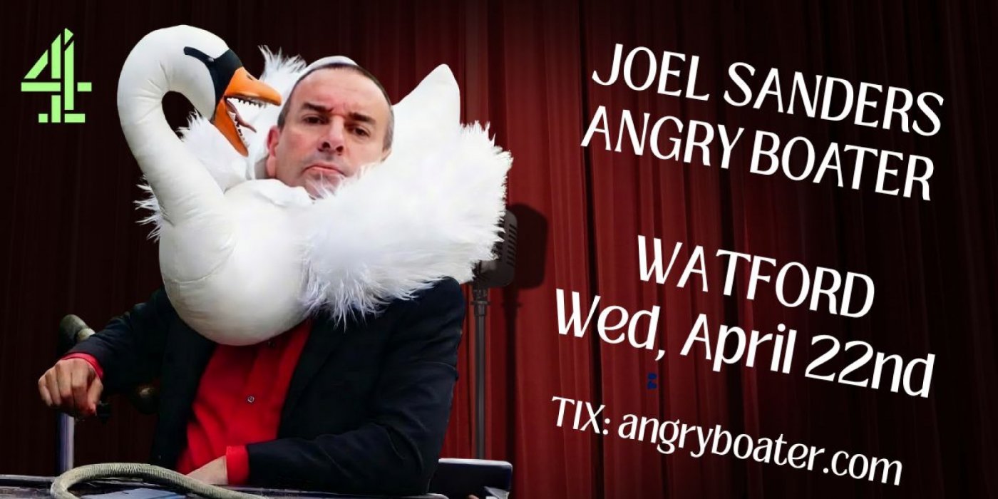 Angry Boater aka Joel Sanders (C4’s Narrow Escapes) Live in Watford