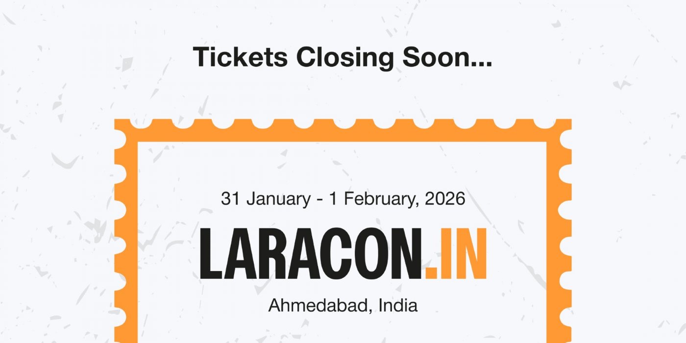 Laracon India 2026, Gujarat University Convention and Exhibition Centre, Ahmedabad, 31 January to 1 February | AllEvents