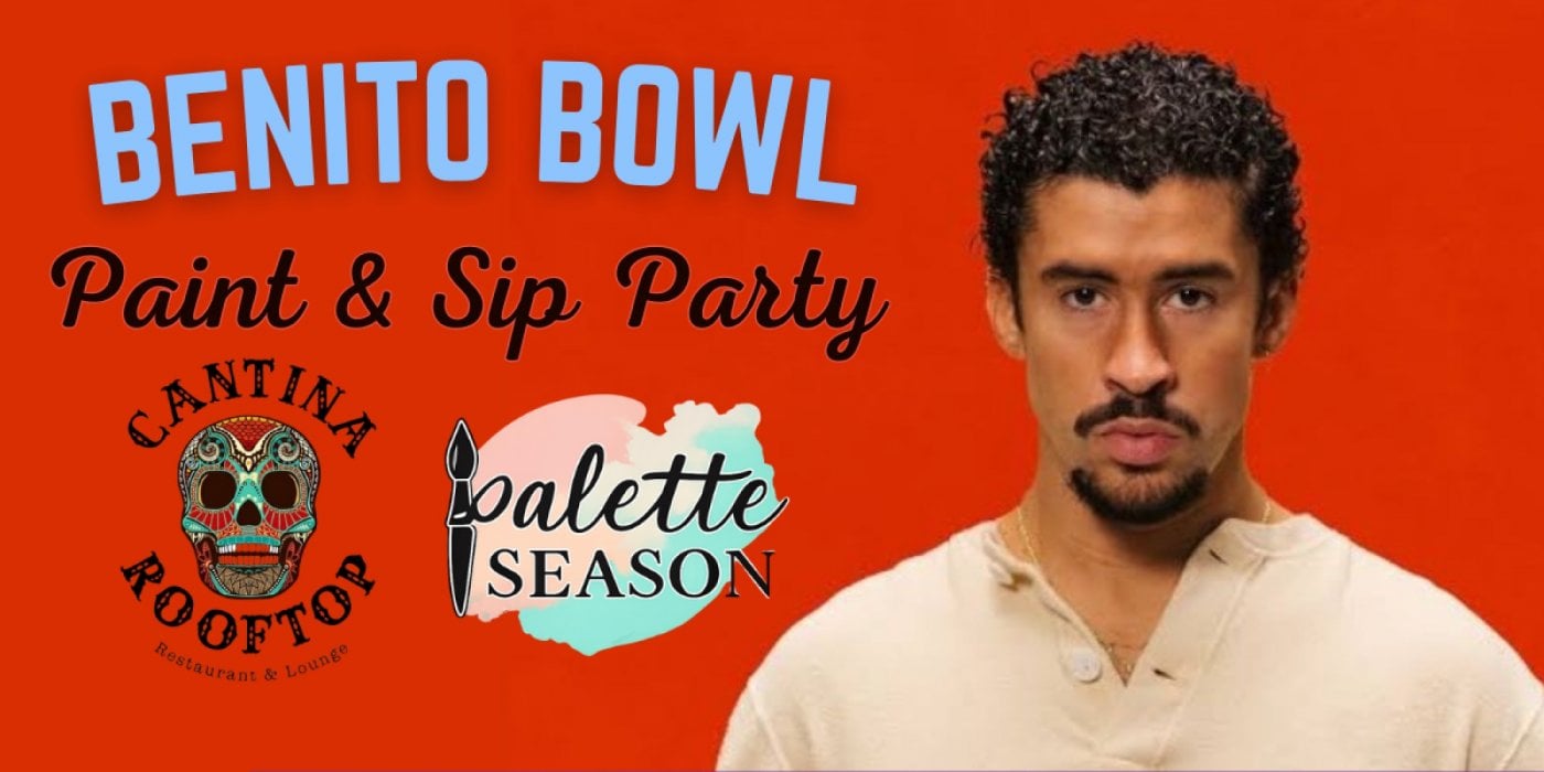 Benito Bowl Paint and Sip Party at Cantina Rooftop