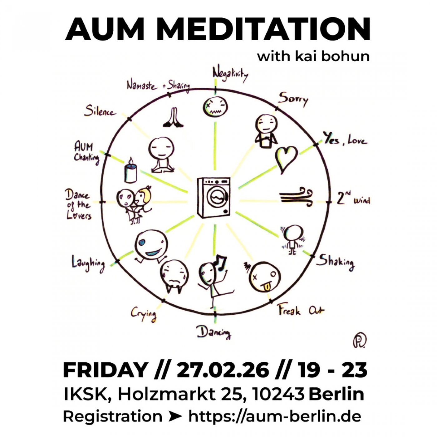 🔥 AUM Meditation - Emotionen fühlen, ausdrücken, verstehen - IKSK Edition [Berlin]
