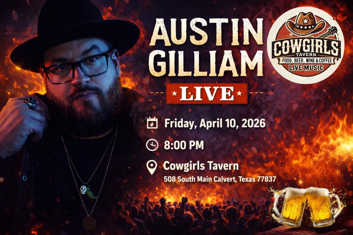 Austin Gilliam Live at Cowgirls Tavern