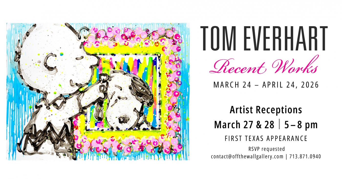 World-renowned Artist Tom Everhart to accompany his Iconic Artwork to Houston’s Off The Wall Gallery