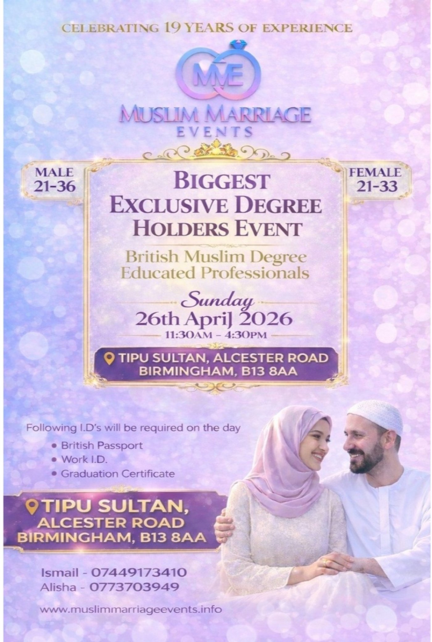 Muslim Marriage Events Birmingham – Exclusive Degree Educated Professionals Event