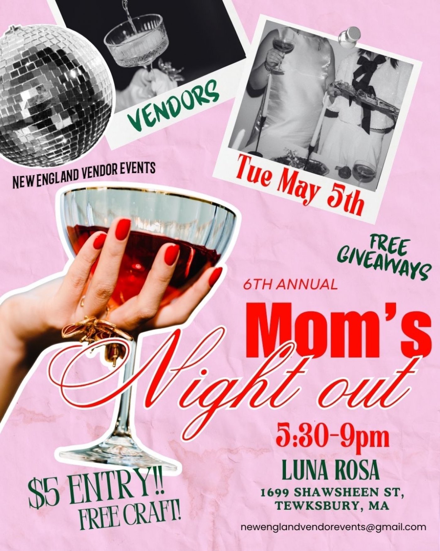Tewksbury 6th Annual Mom’s Night Out