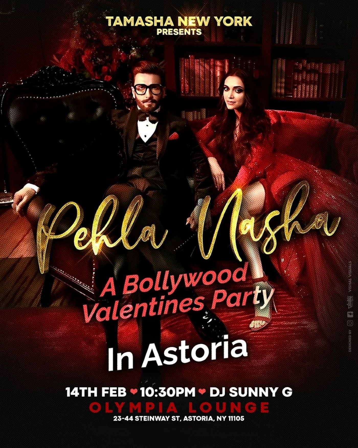 ASTORIA’S BOLLYWOOD VALENTINES NIGHTOUT @OLYMPIA LOUNGE