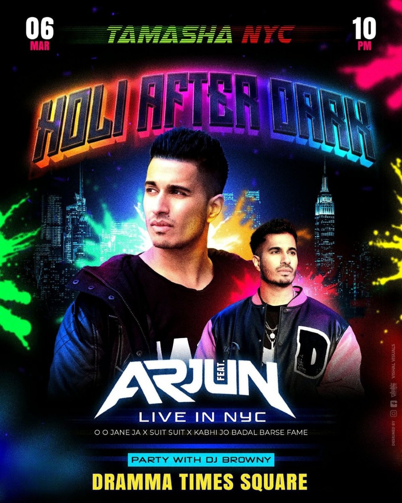 ARJUN LIVE IN NYC @DRAMMA TIMES SQUARE
