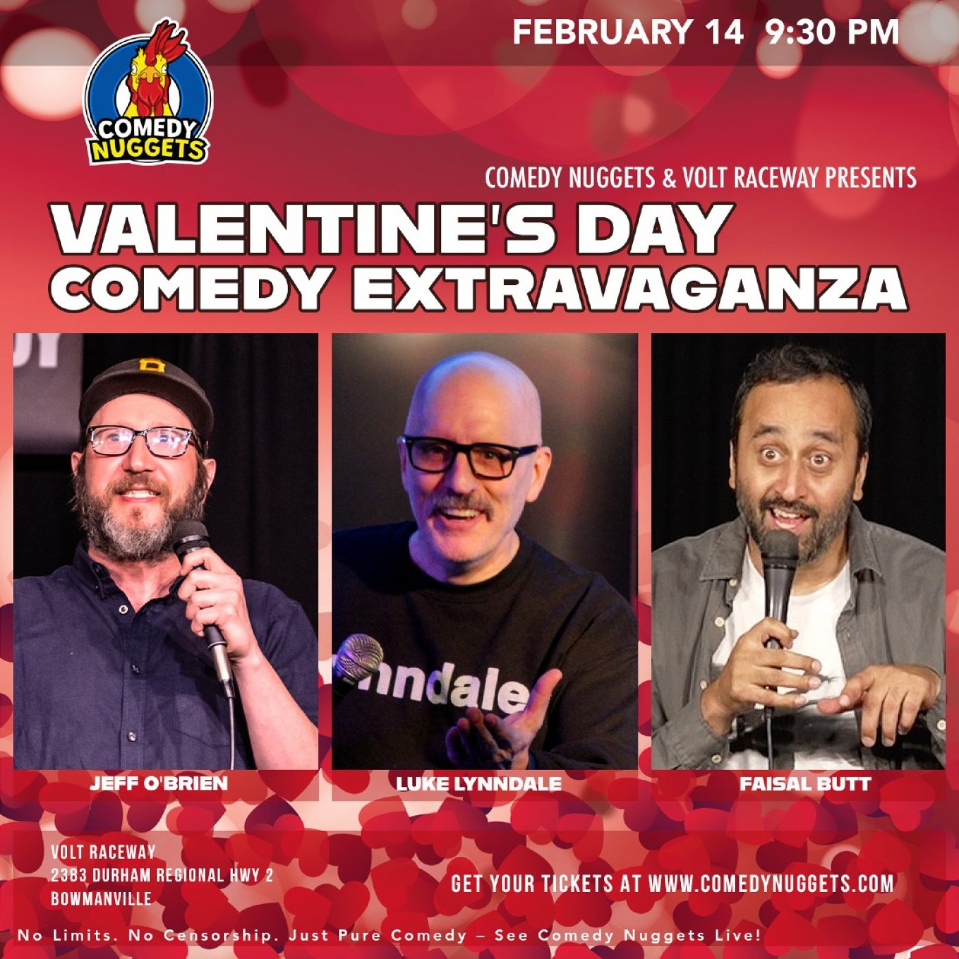 Valentine’s Day 2026 Stand-Up Comedy Show in Bowmanville