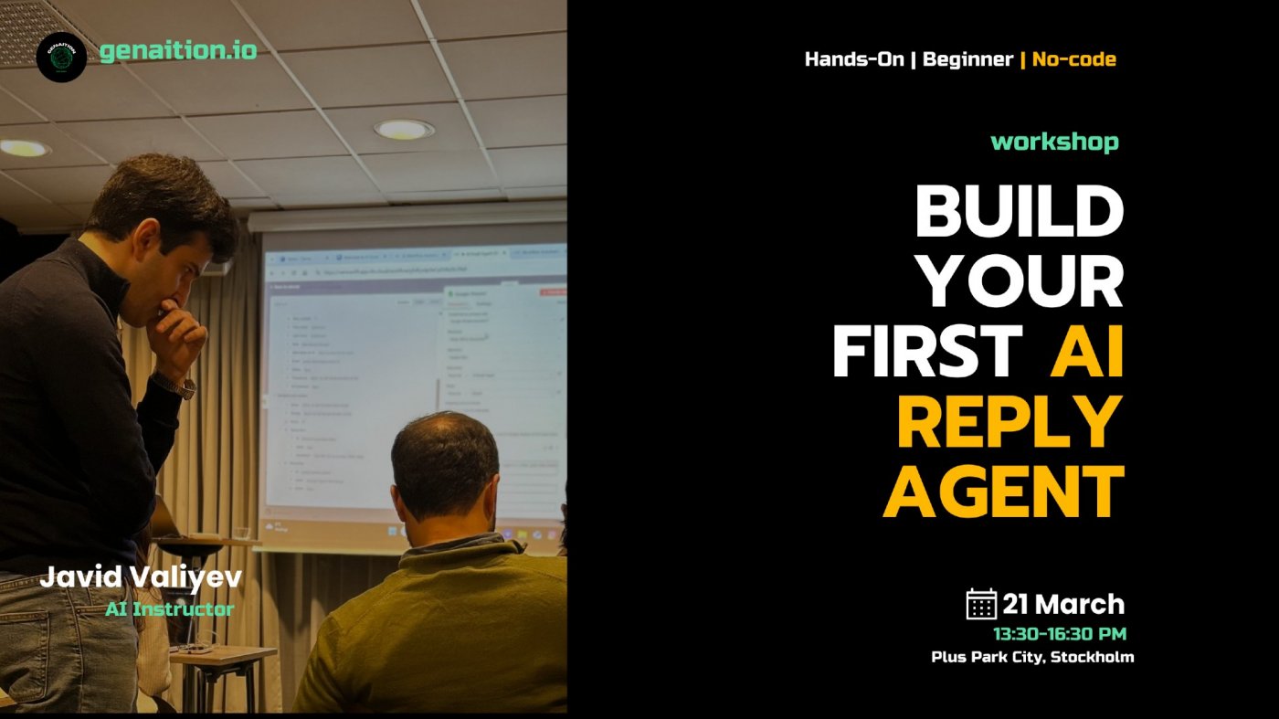 Build your first AI Reply Agent in 3 hours