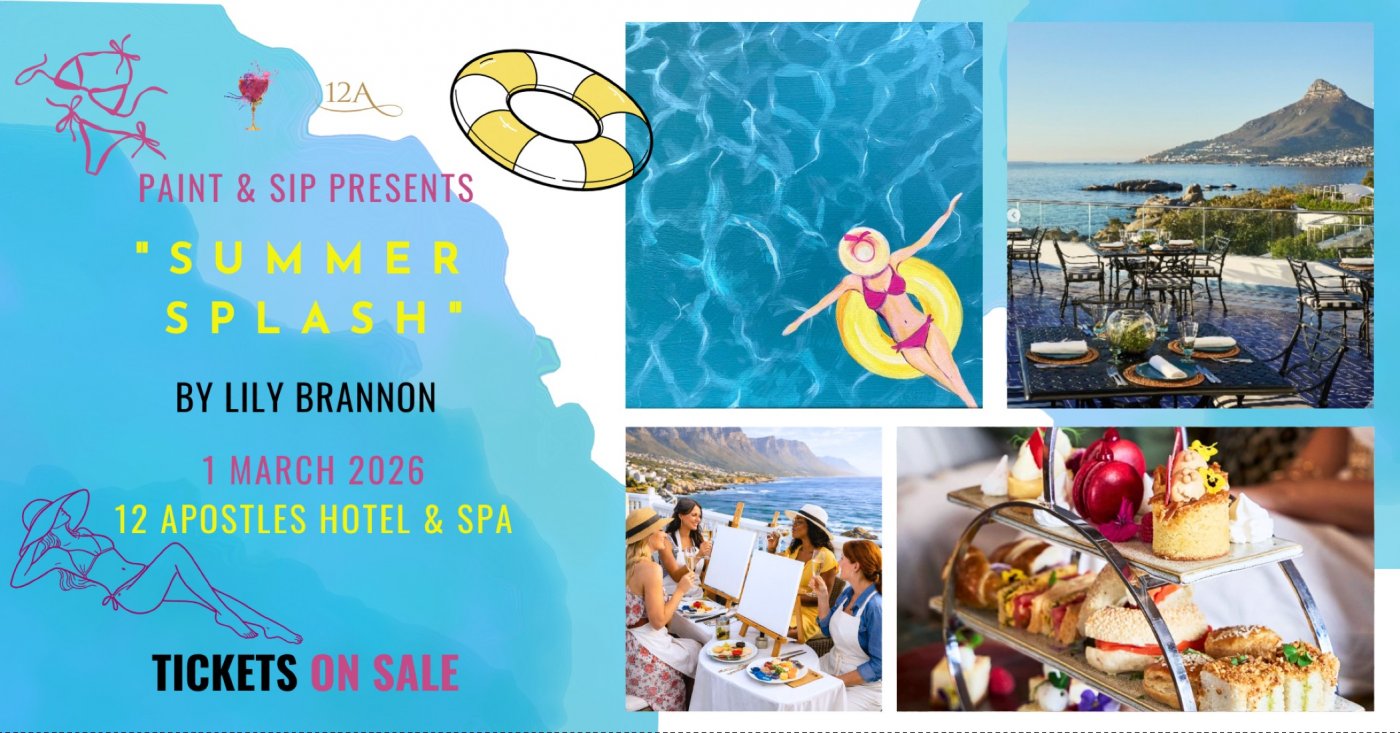 Summer Paint &amp; Sip at 12 Apostles Hotel (Camps Bay) | 1 March 2026