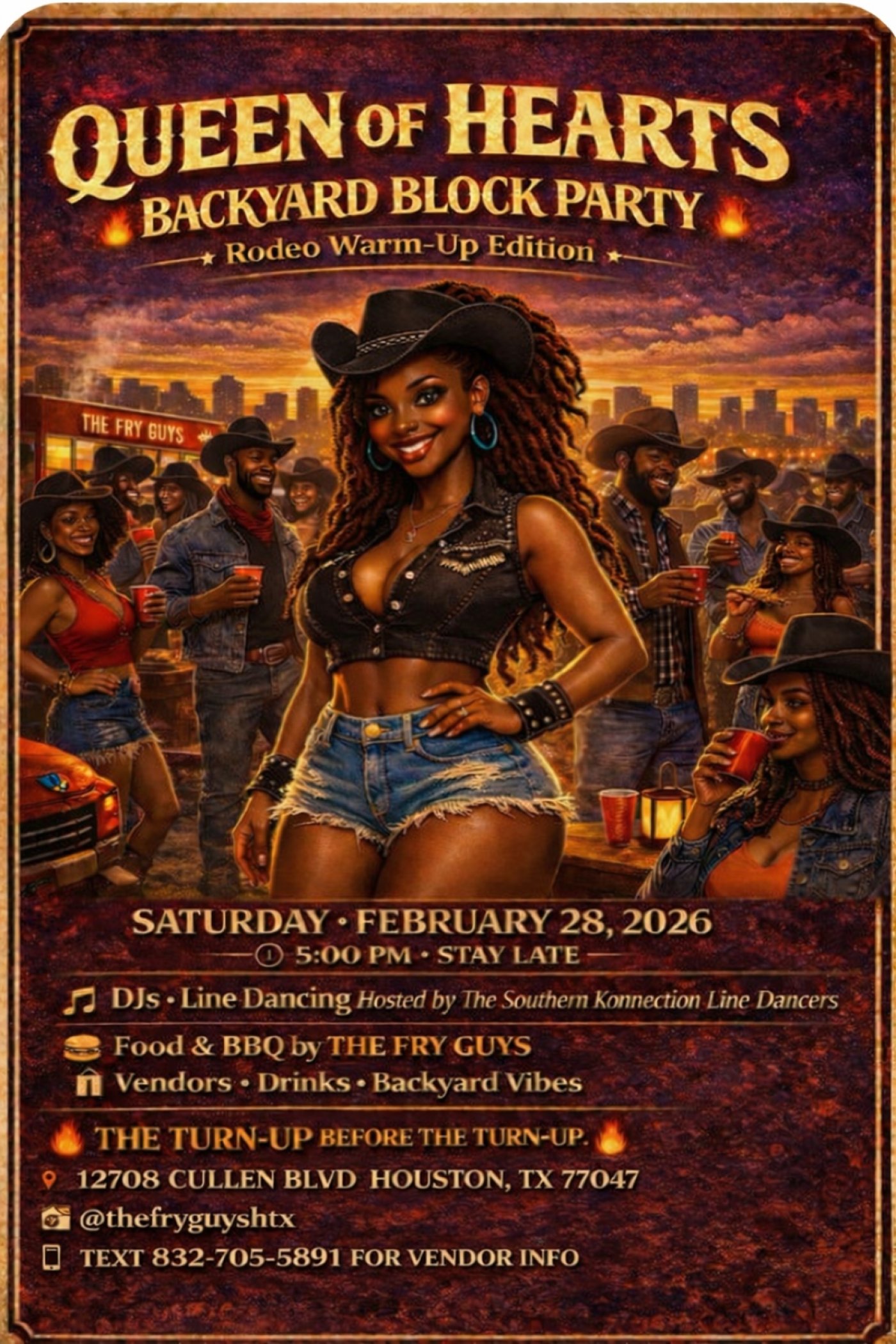 Queen of Hearts Backyard Block Party