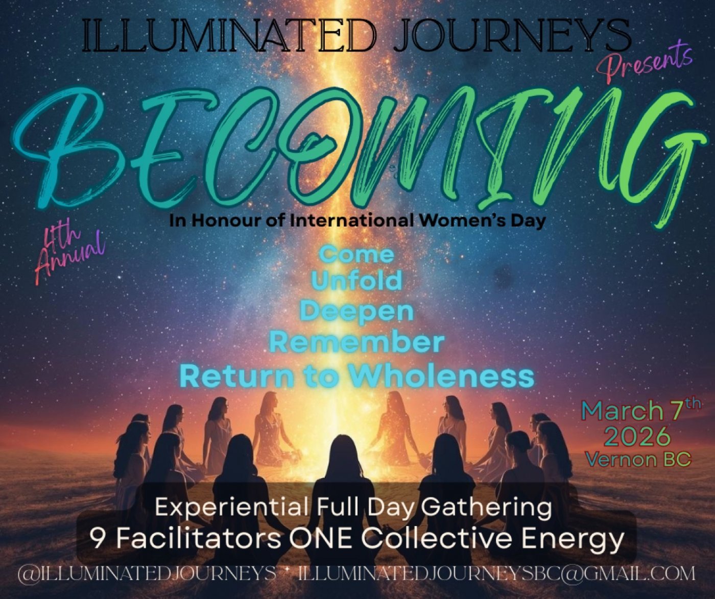 BECOMING – Remember Your Wholeness : International Women’s Day Event