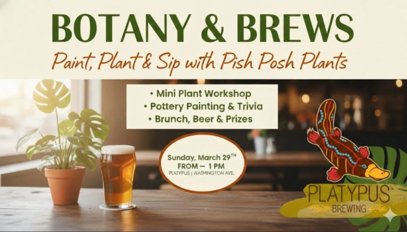 Botany &amp; Brews: Paint, Plant, and Sip!