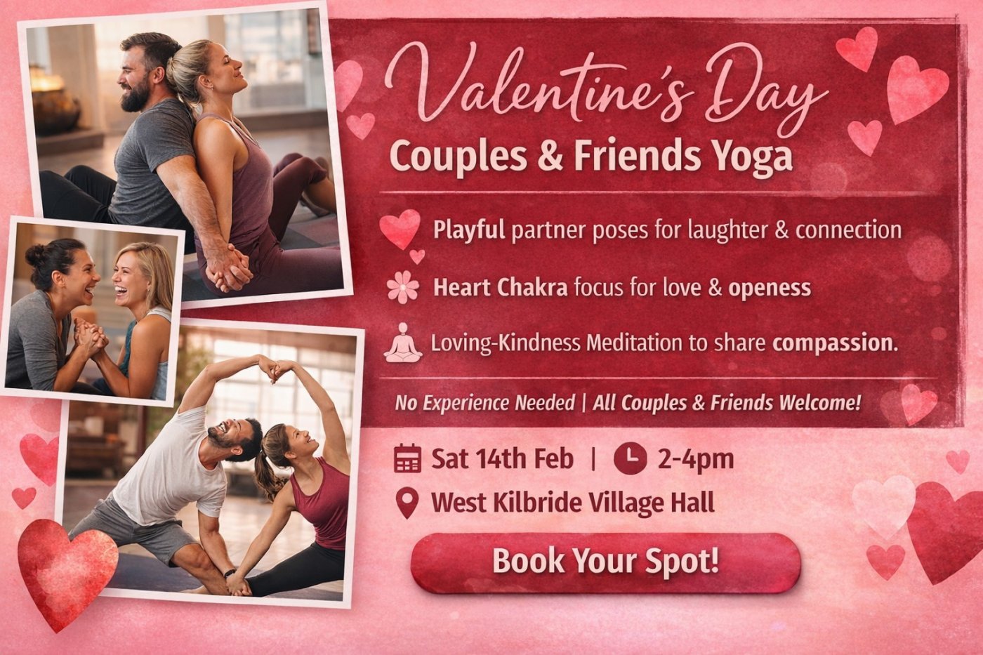 Valentines Day Partner Yoga