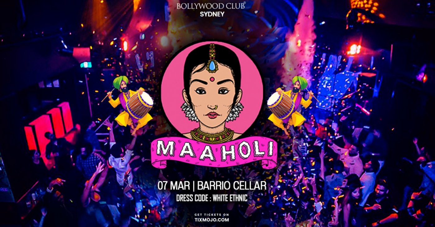 Bollywood Club Presents MAAHOLI at Barrio Cellar, Sydney