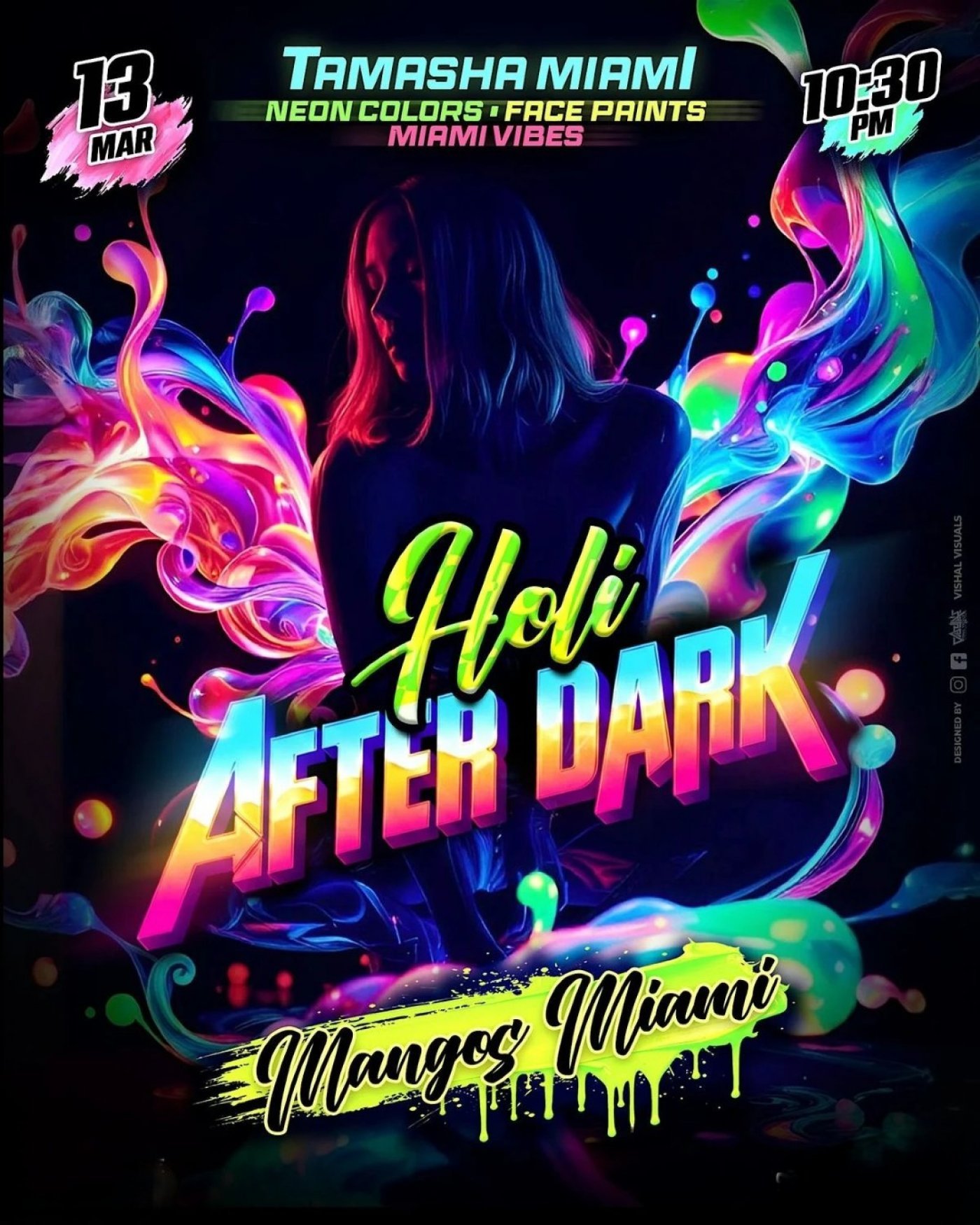 MIAMI BOLLYWOOD HOLI AFTER DARK @MANGO’S SOUTH BEACH