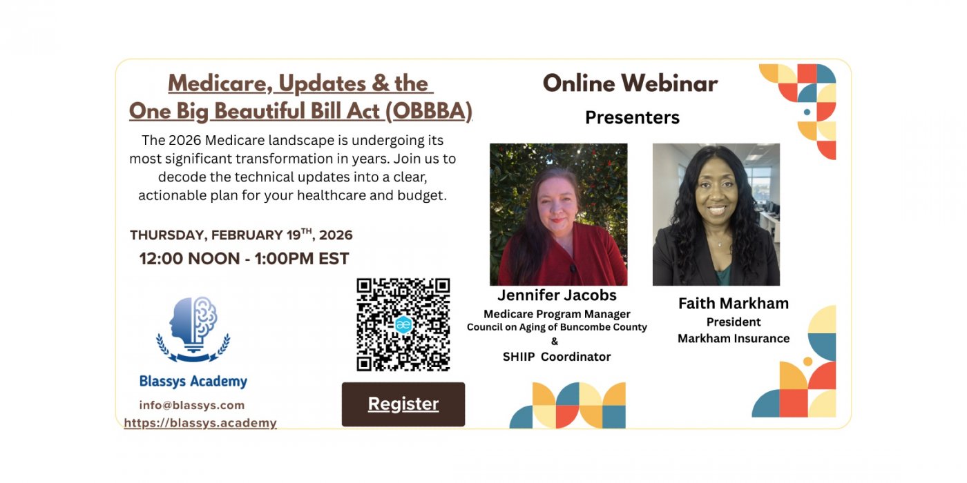 Medicare, Updates and the One Big Beautiful Bill Act (OBBBA) | Event in Asheville | AllEvents