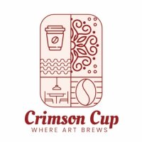 Crimson Cup Cafe logo