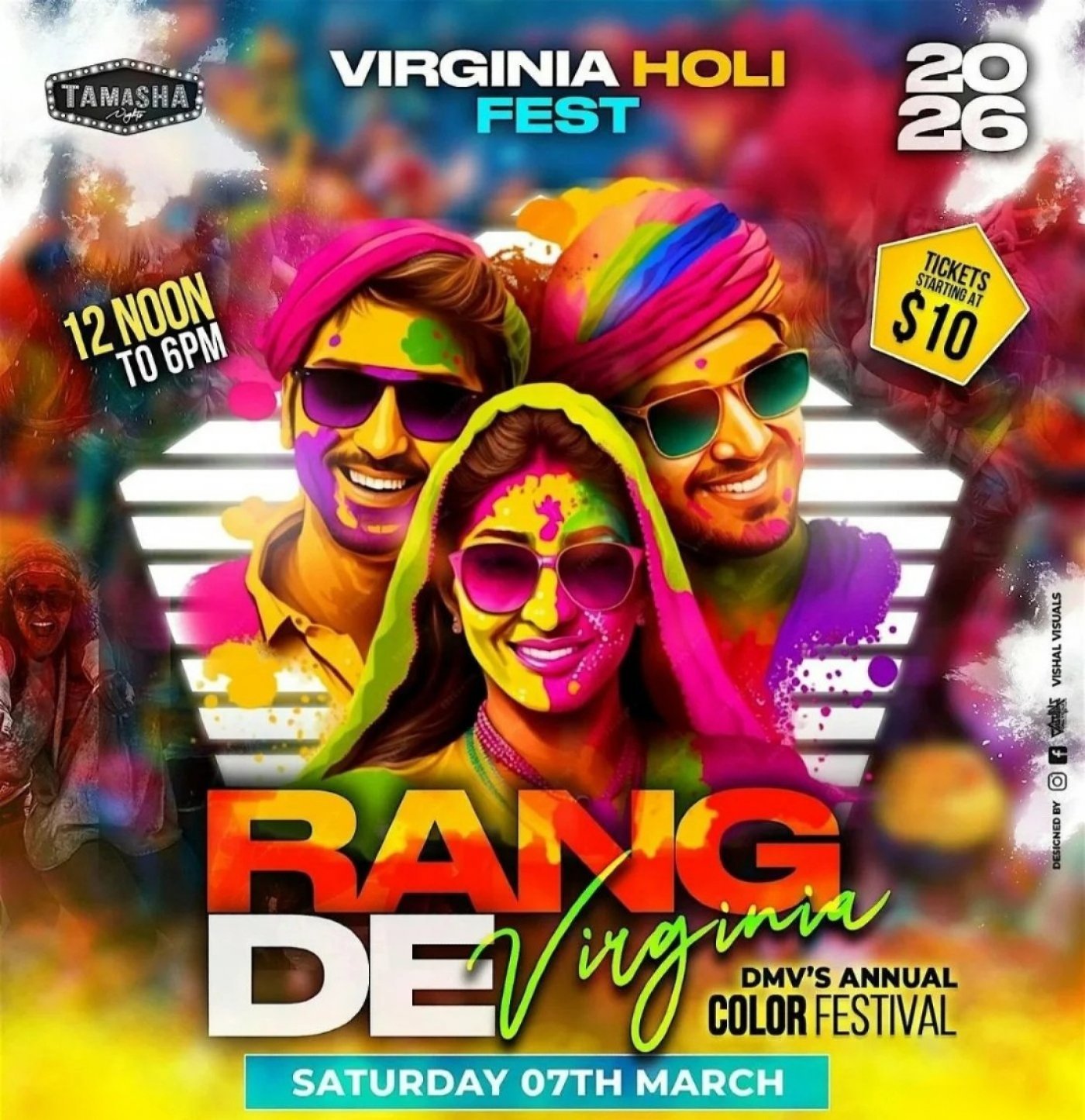 RANG DE VIRGINIA- HOLI COLOR FEST 2026