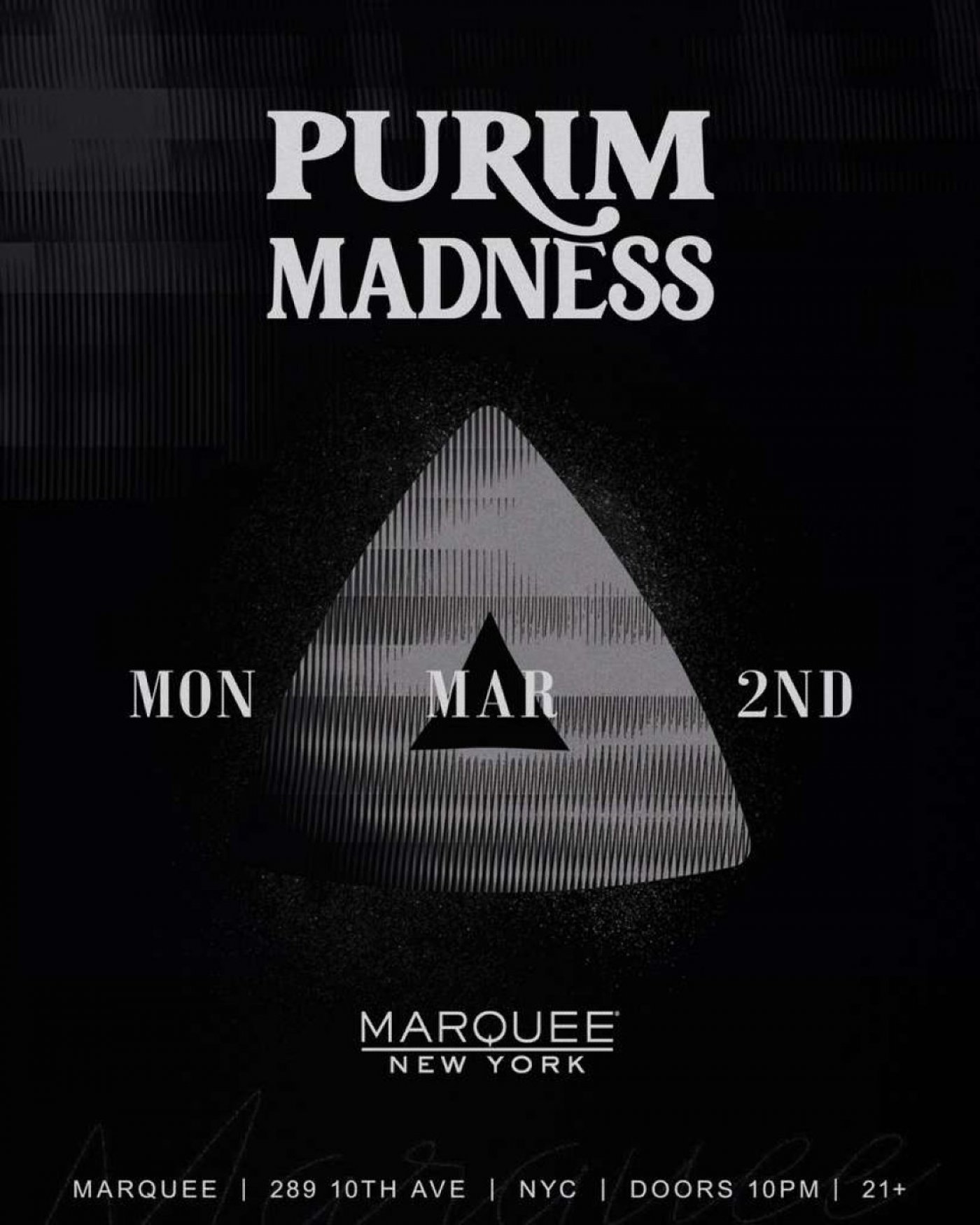 Purim Madness @ Marquee NYC