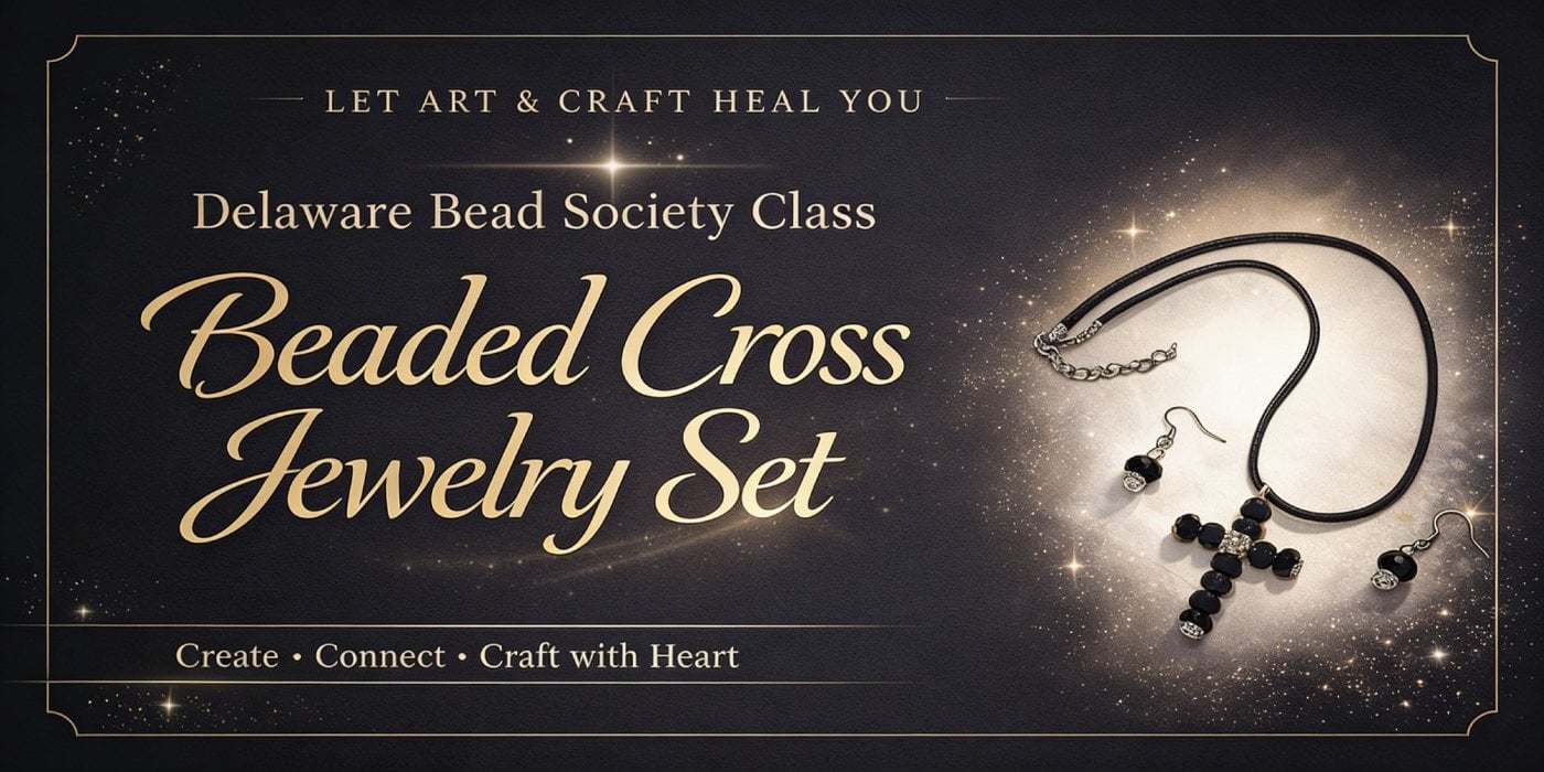 Bead Society Class: "Beaded Cross Jewelry Set"