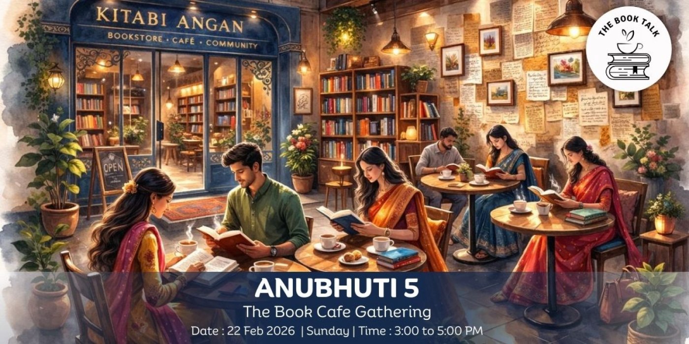 ANUBHUTI 5 – The Book Café Gathering – Ahmedabad | Feb 22, 2026