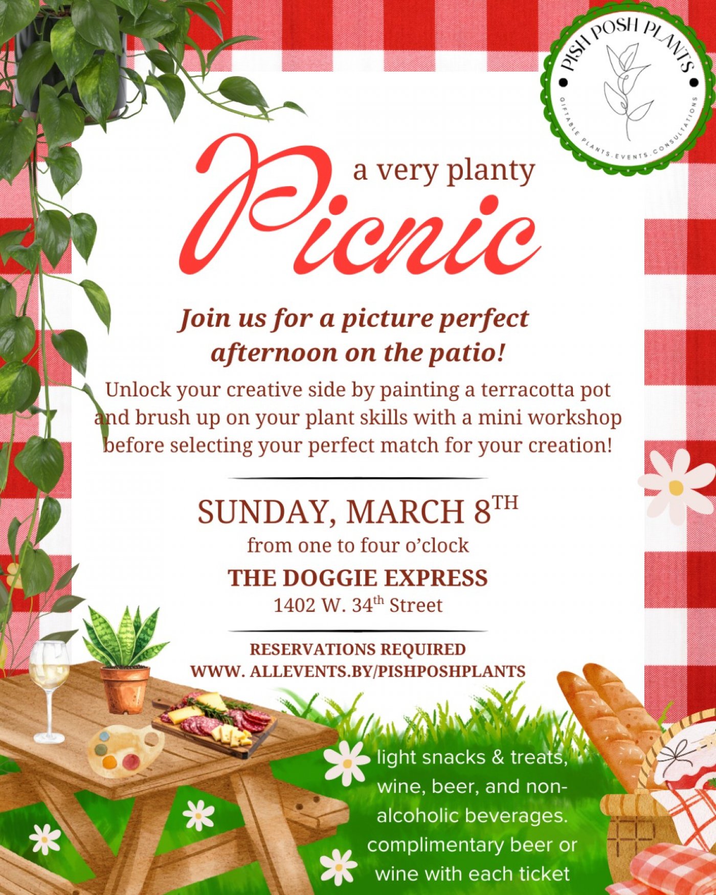A Very Planty Picnic!: Paint, Snacks &amp; Planty Pals!