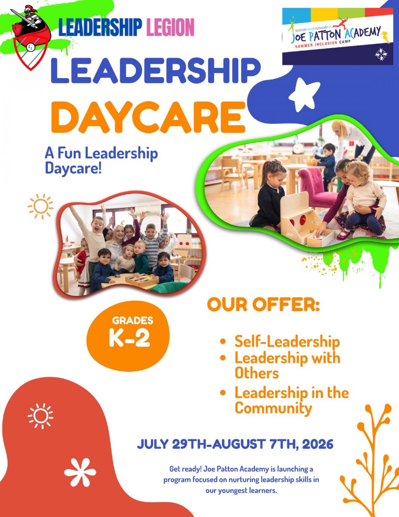Joe Patton Academy Leadership Daycare 1st Annual