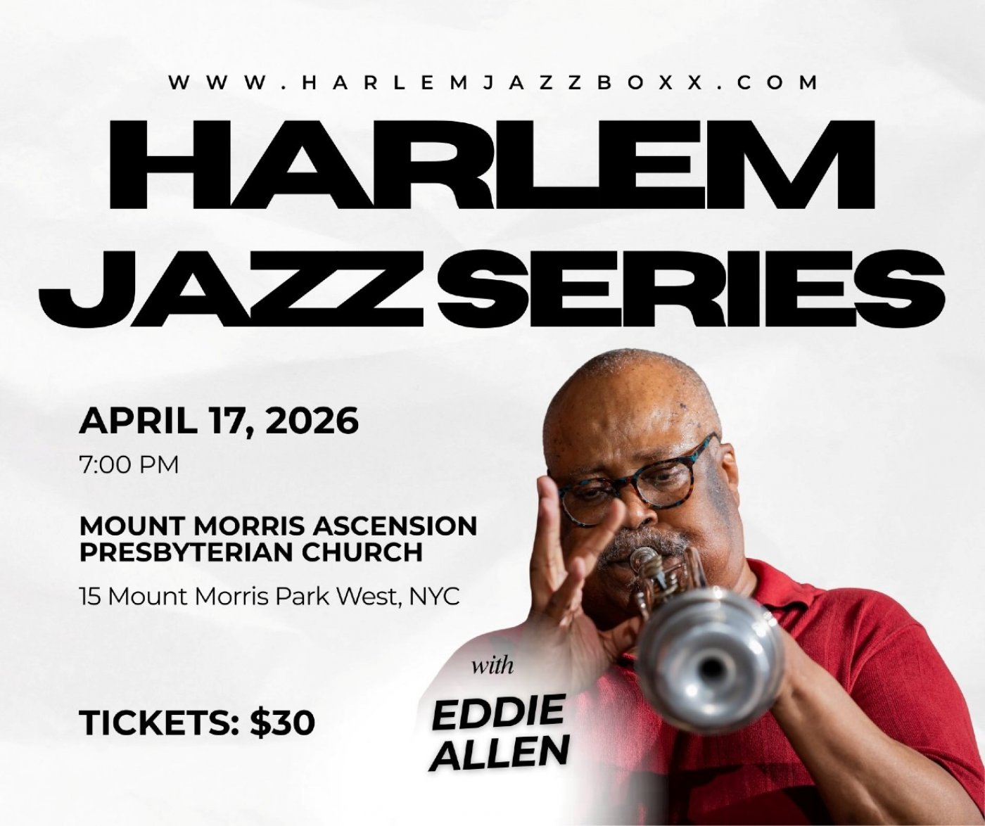 Eddie Allen - Harlem Jazz Series