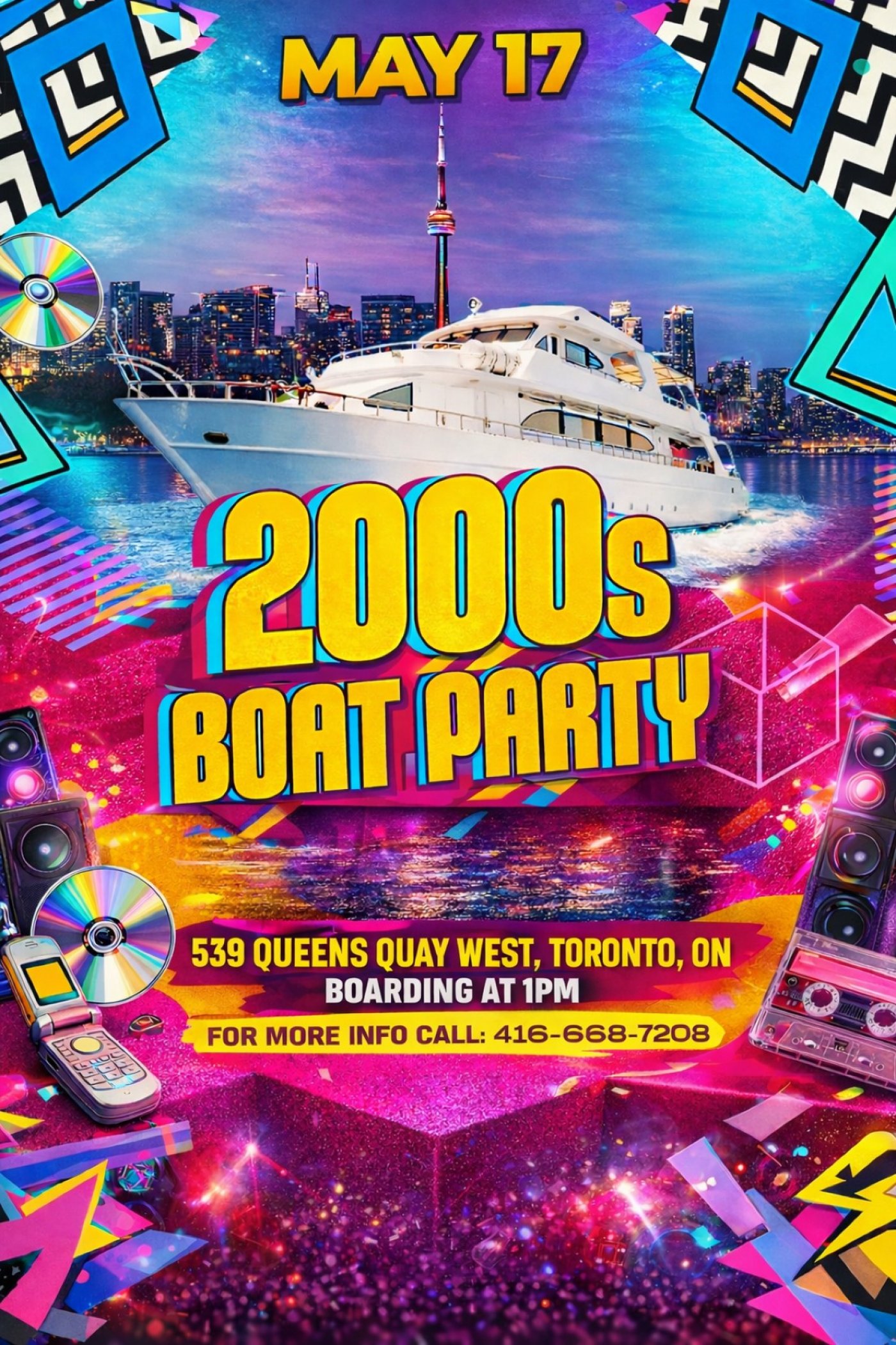 The 2000s Toronto Boat Party - Victoria Day Weekend- May 17, 2026