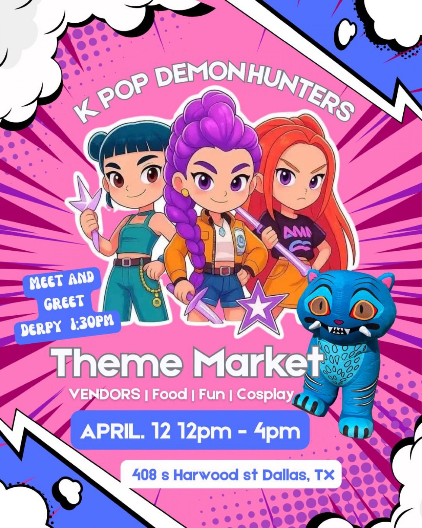 K POP DEMON HUNTERS THEME MARKET