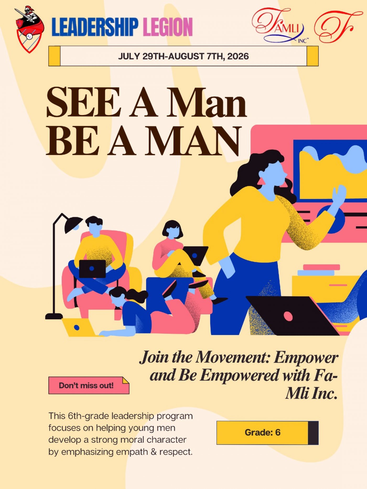 Leadership Legion See A Man Be A Man 1st Annual