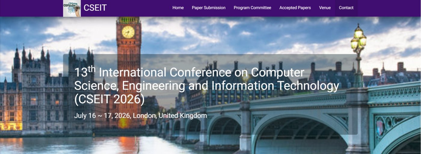 13th International Conference on Computer Science, Engineering and ...
