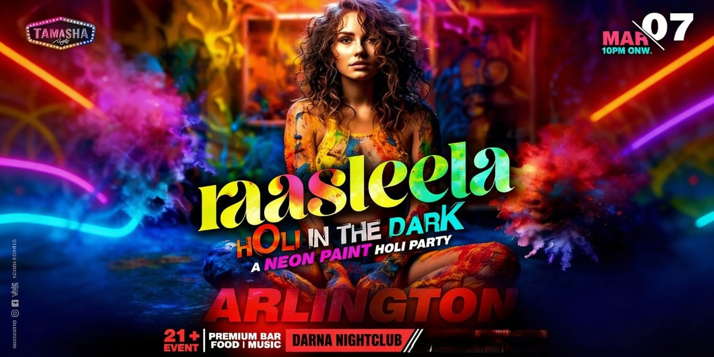 DMV’S RAASLEELA- BOLLYWOOD HOLI PARTY @DARNA NIGHTCLUB
