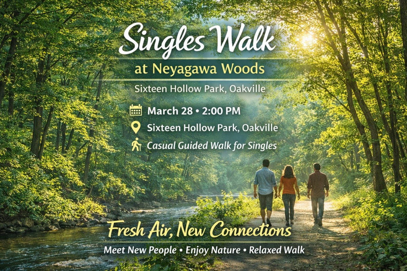 Singles Walk at Neyagawa Woods – Oakville