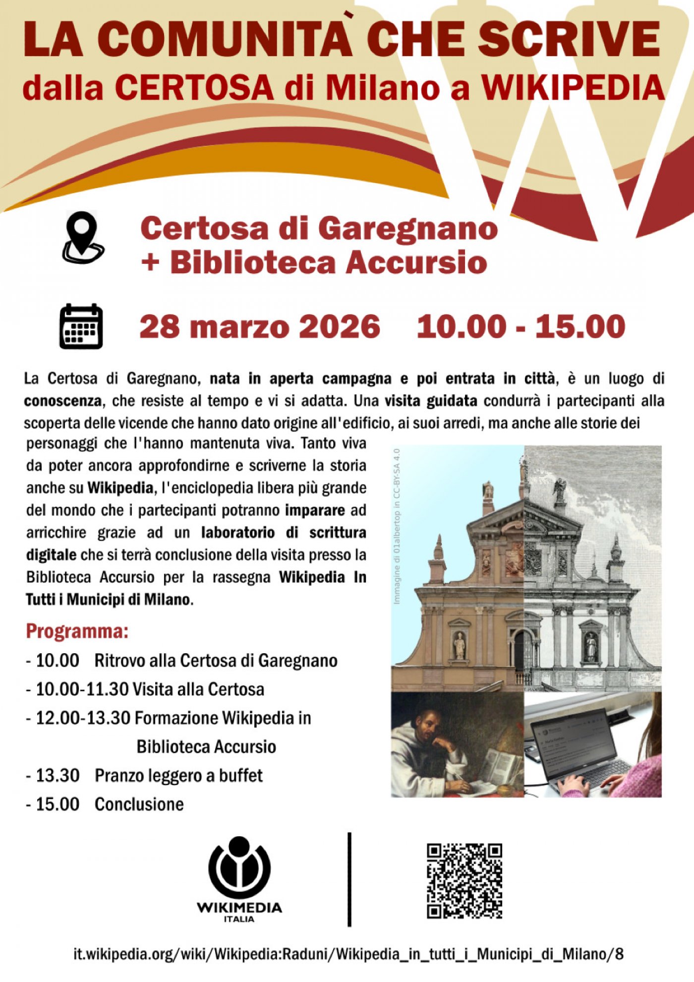 La Comunità che Scrive: dalla Certosa di Milano a Wikipedia