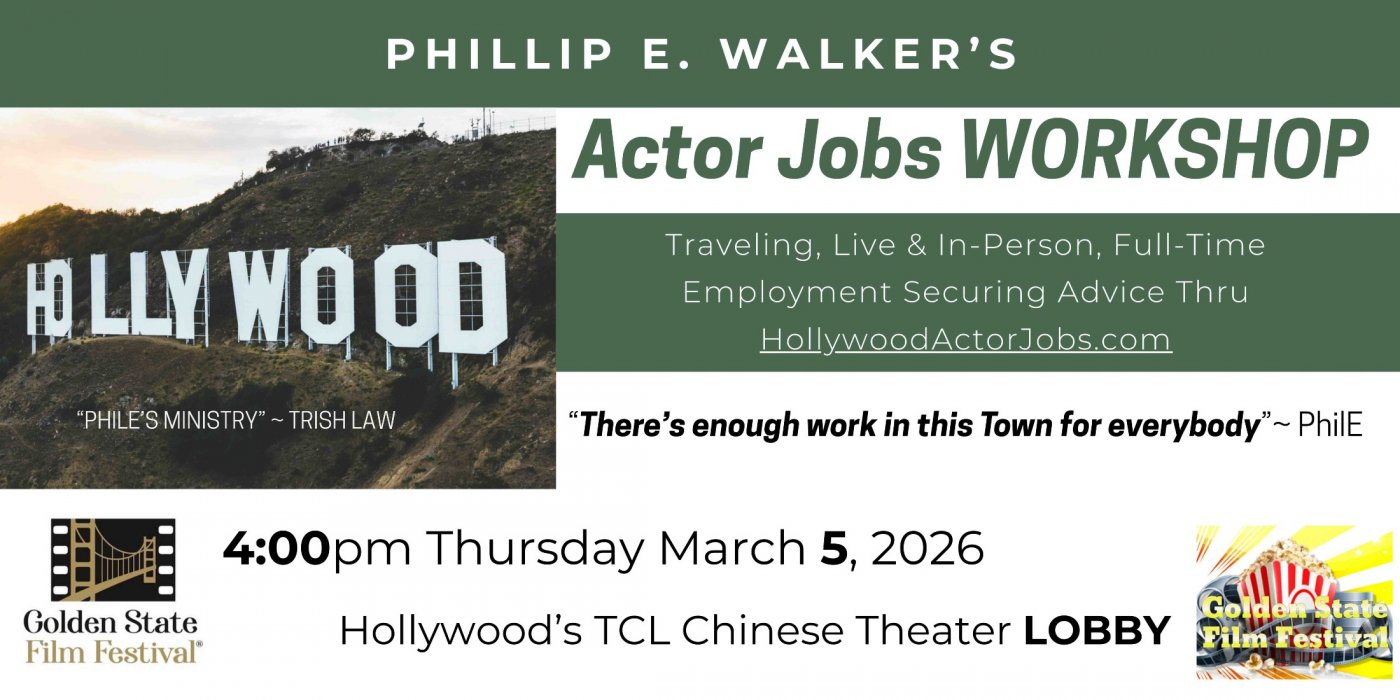 Hollywood Actor Jobs March WORKSHOP