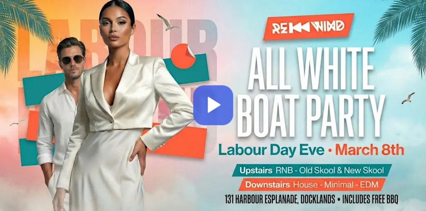 ALL WHITE Boat Party (Labour Day Eve)