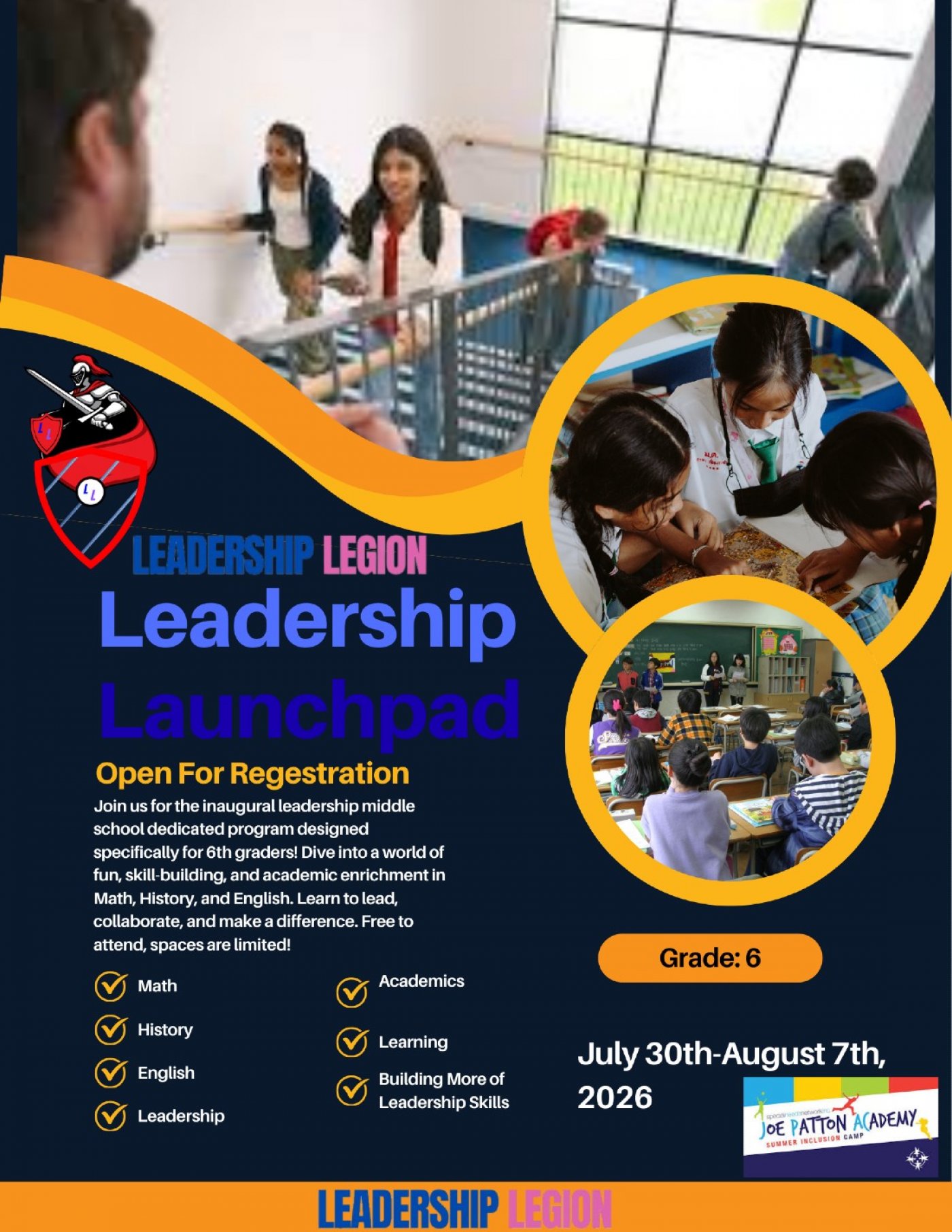 Joe Patton Academy Leadership Launchpad 1st Annual