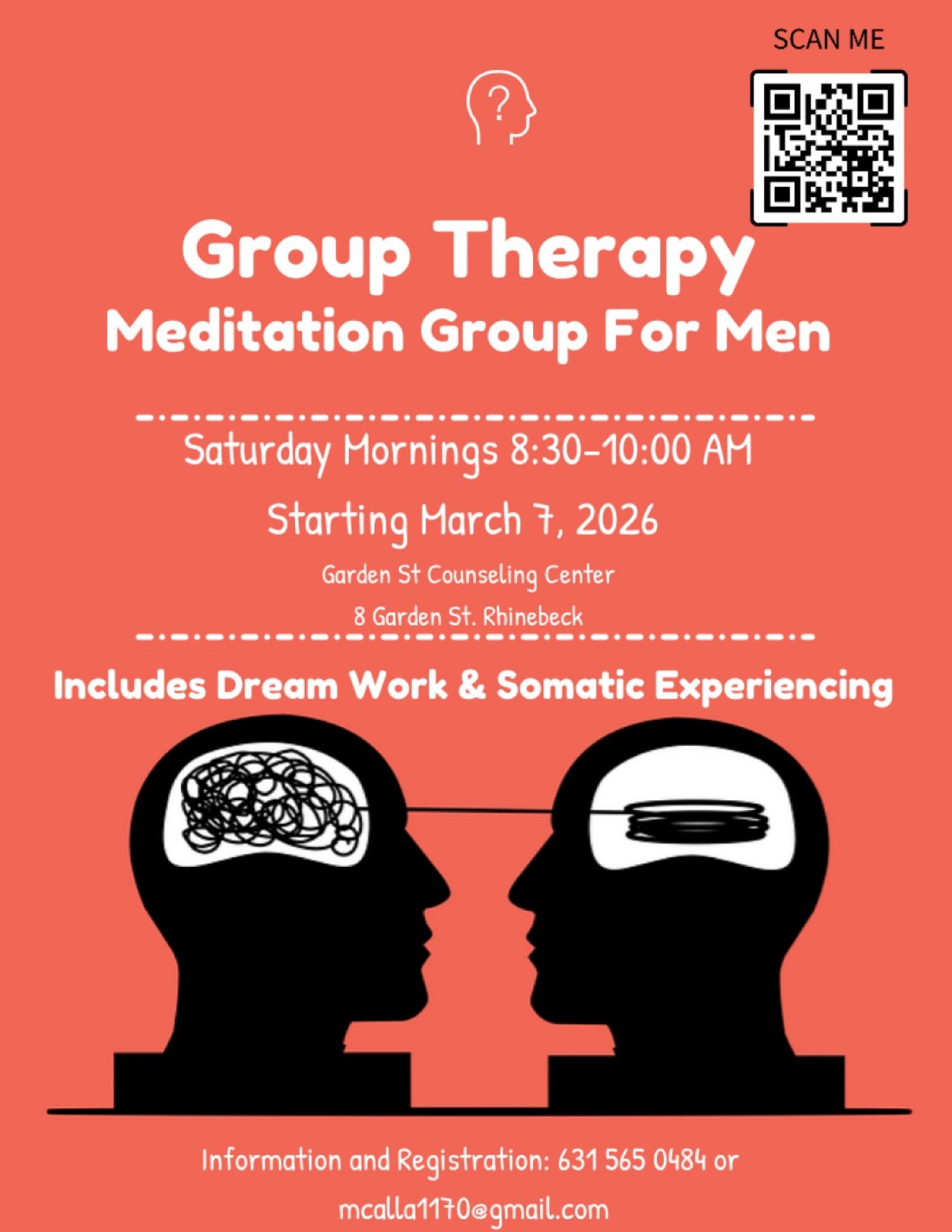 Meditation Group Therapy for Men (in Person - Rhinebeck, NY)