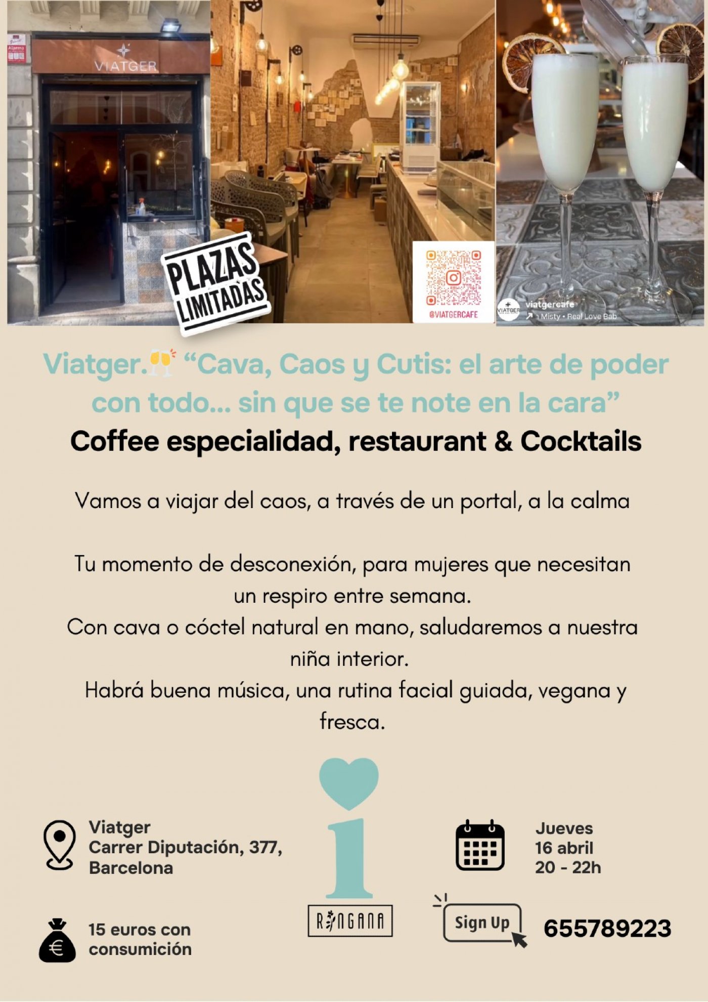 Viatger.🥂 “Cava, Caos y Cutis: el arte de poder con todo… sin que se te note en la cara”