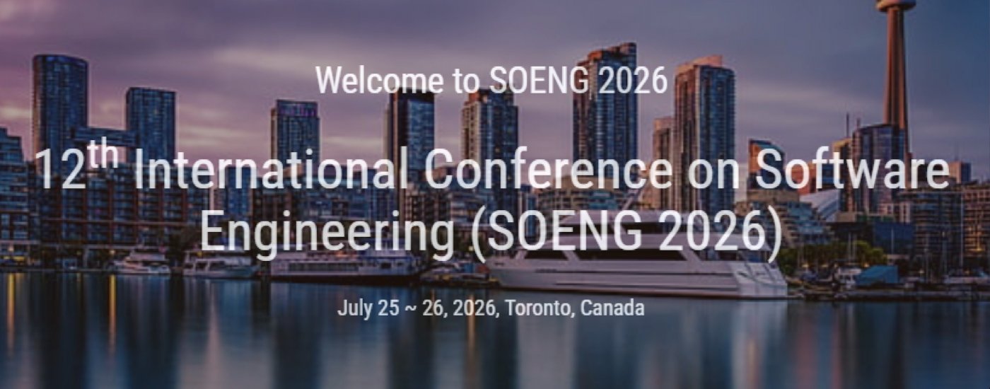 12th International Conference on Software Engineering (SOENG 2026 ...