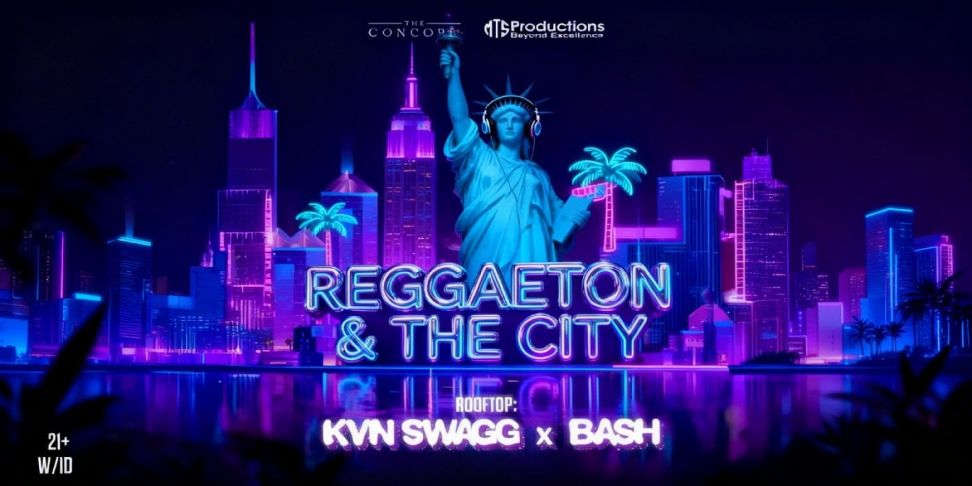 Reggaeton &amp; the City Rooftop Party Saturday at Concord NYC – March 14th