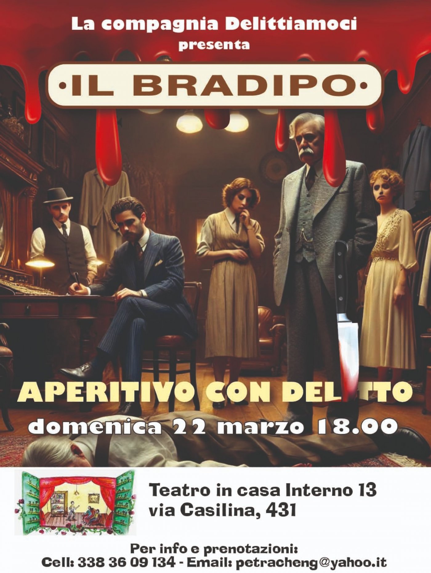 Aperitivo con delitto "Il bradipo"