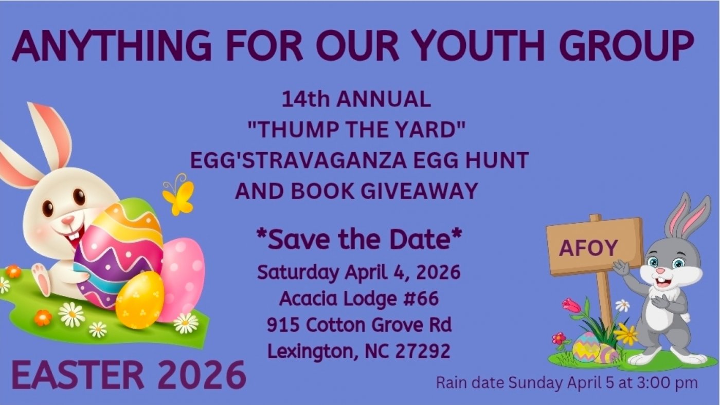 14th Annual Thump the Yard Easter Egg'Stravaganza egg hunt and book ...